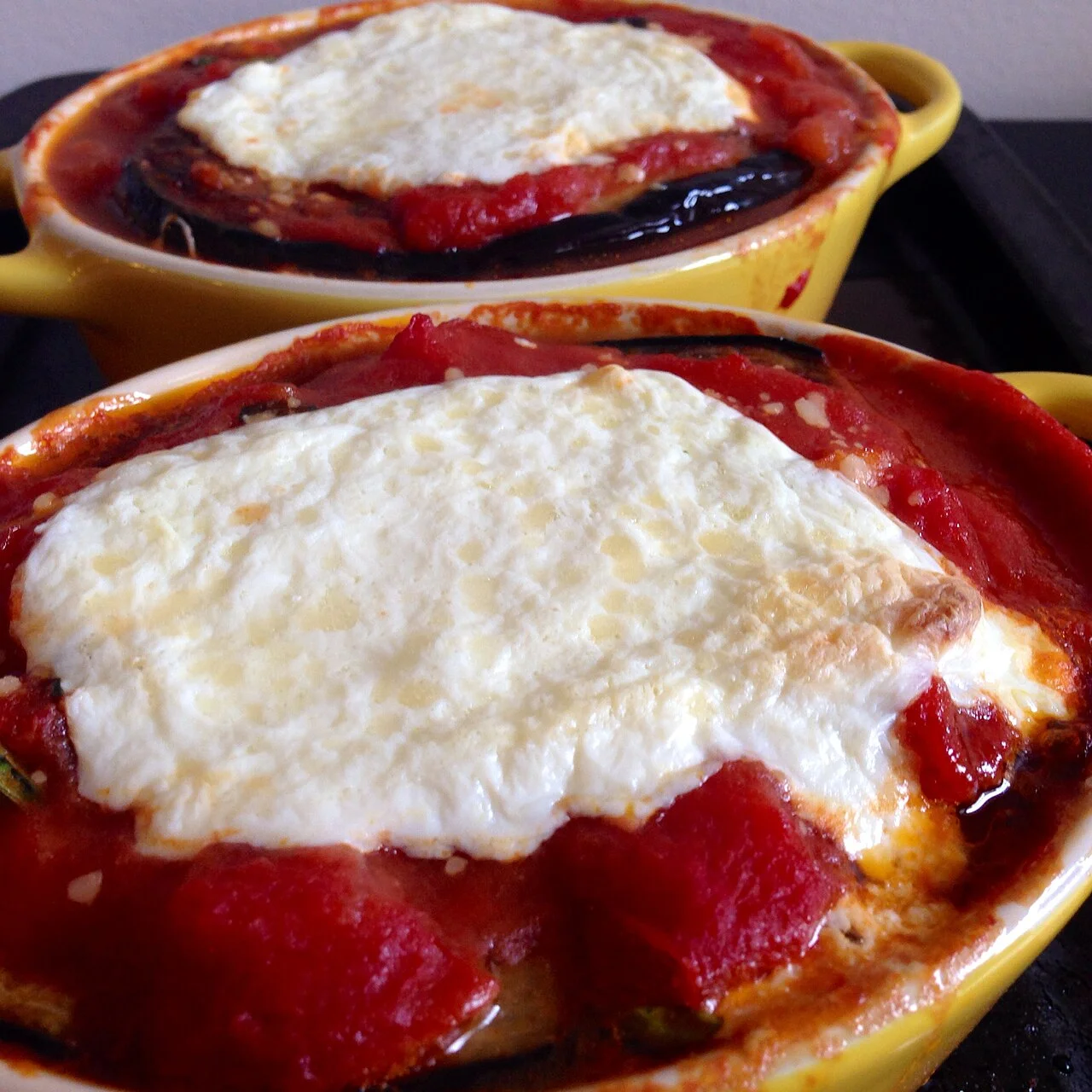 Aubergines à la parmigiana