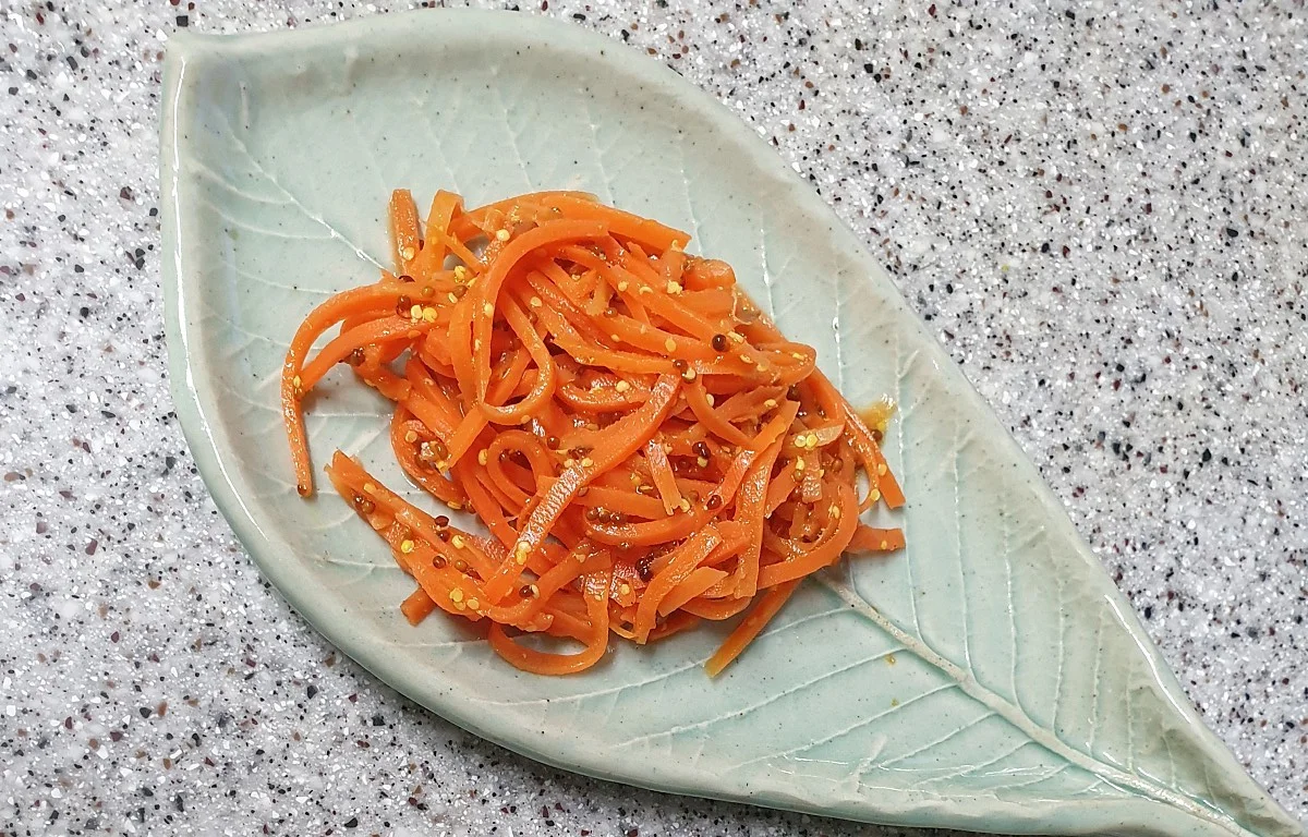 Carottes râpées, citron & cumin