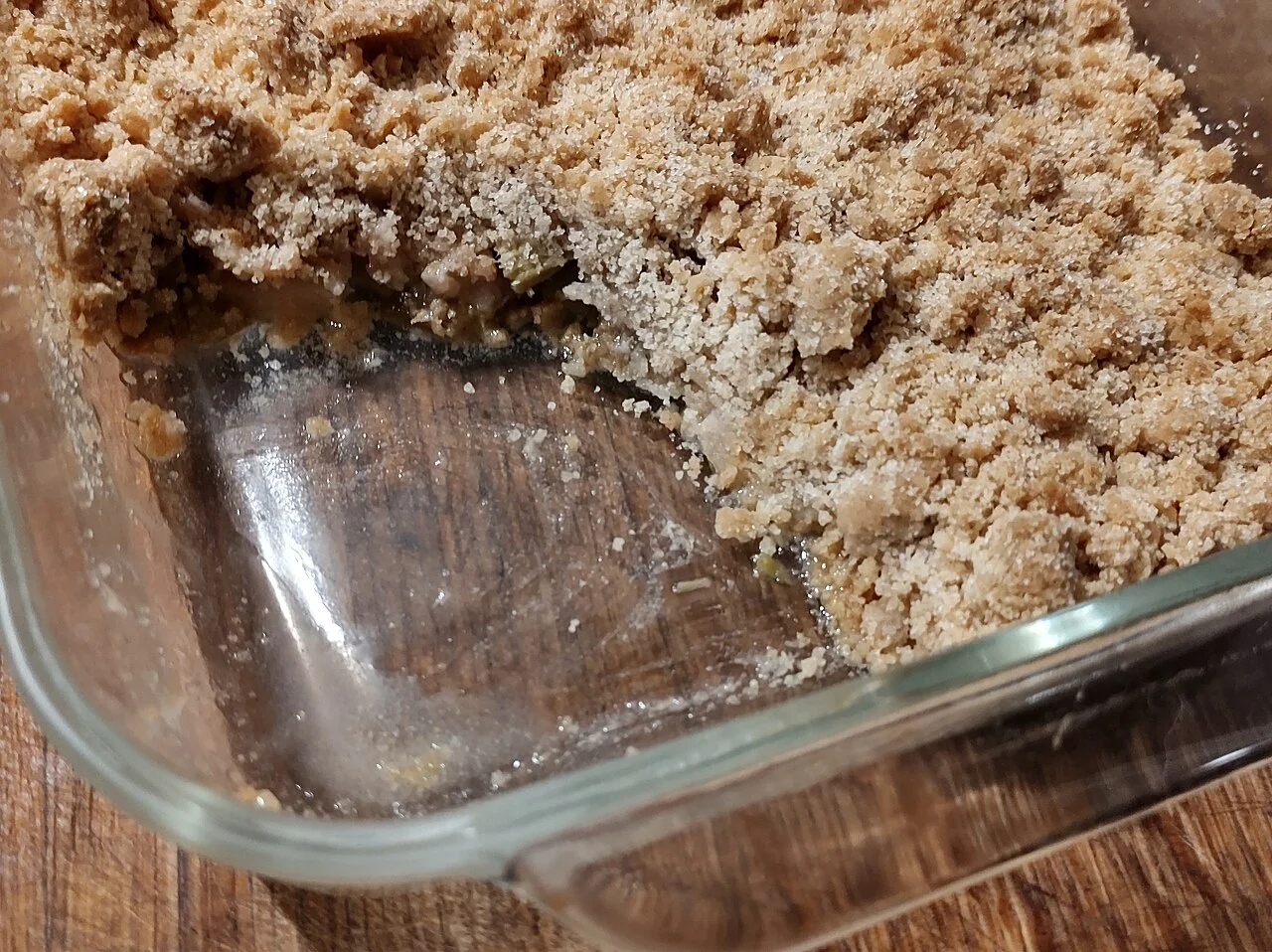 Crumble aux pommes & cannelle