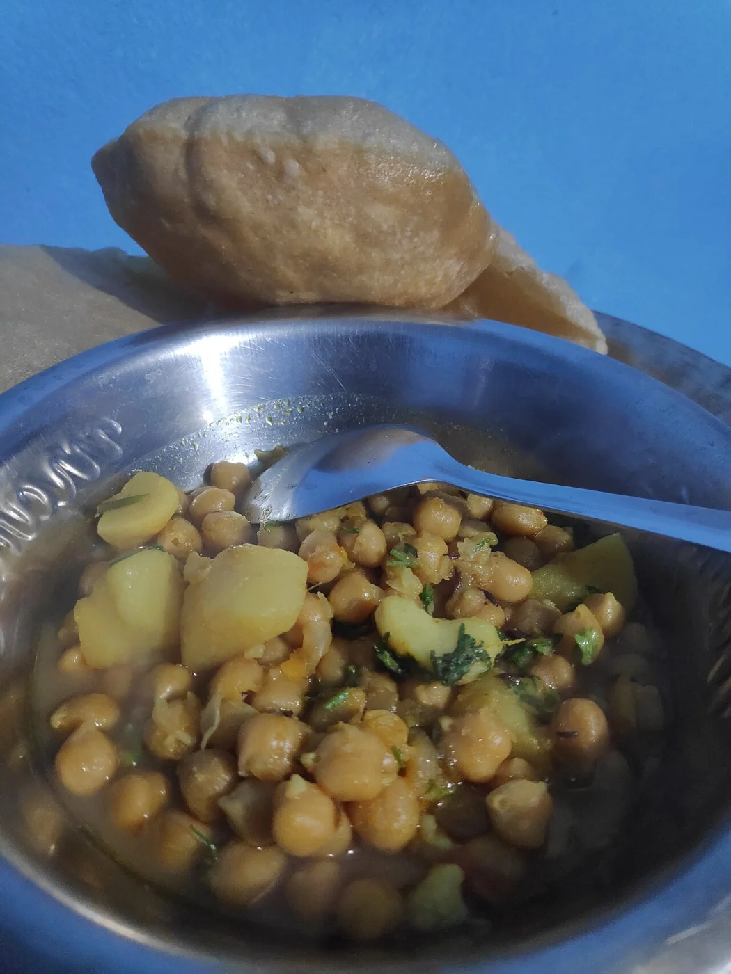 Curry de pois chiches & épinards