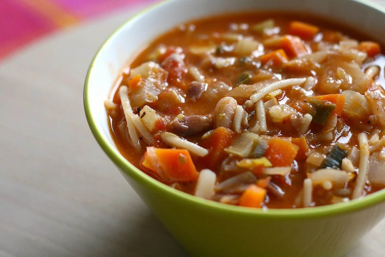 Minestrone de légumes & haricots blancs