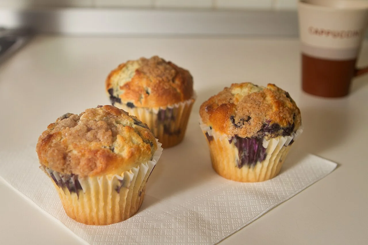 Muffins aux myrtilles