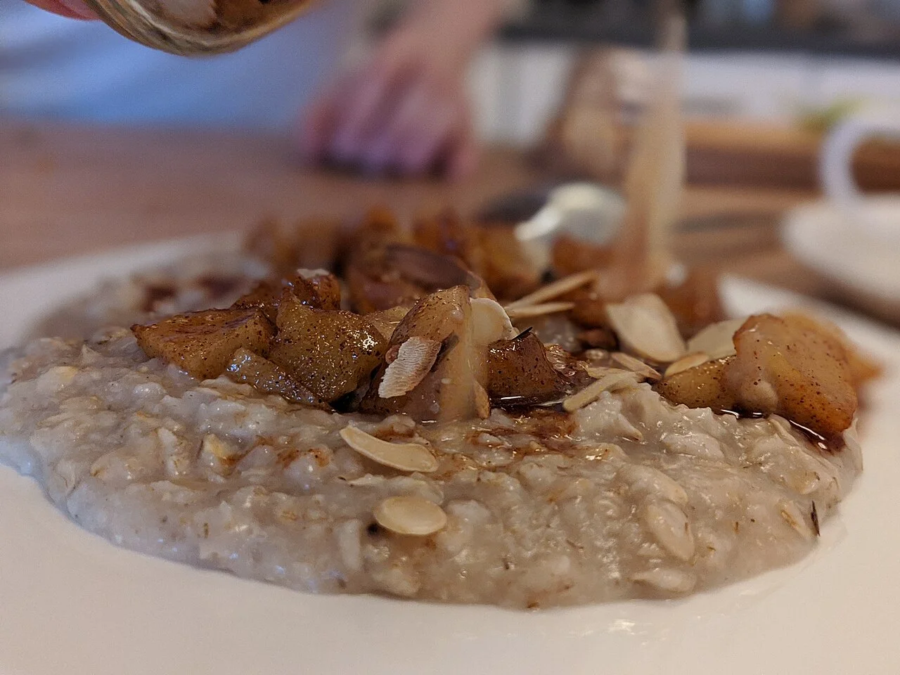 Porridge aux pommes & cannelle