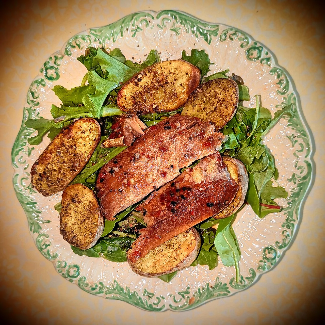 Salade tiède de pommes de terre & hareng
