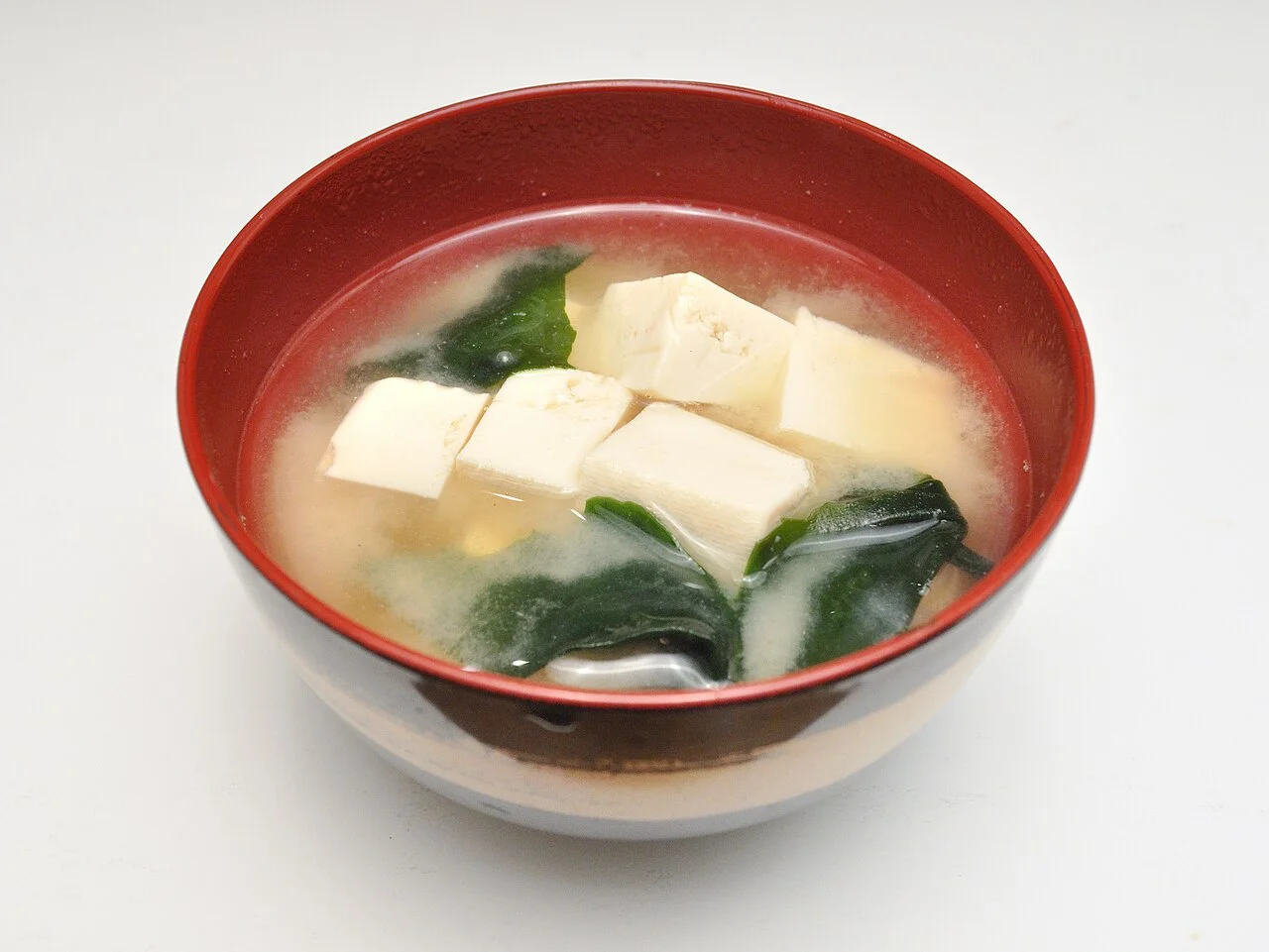 Soupe miso, tofu & wakamé