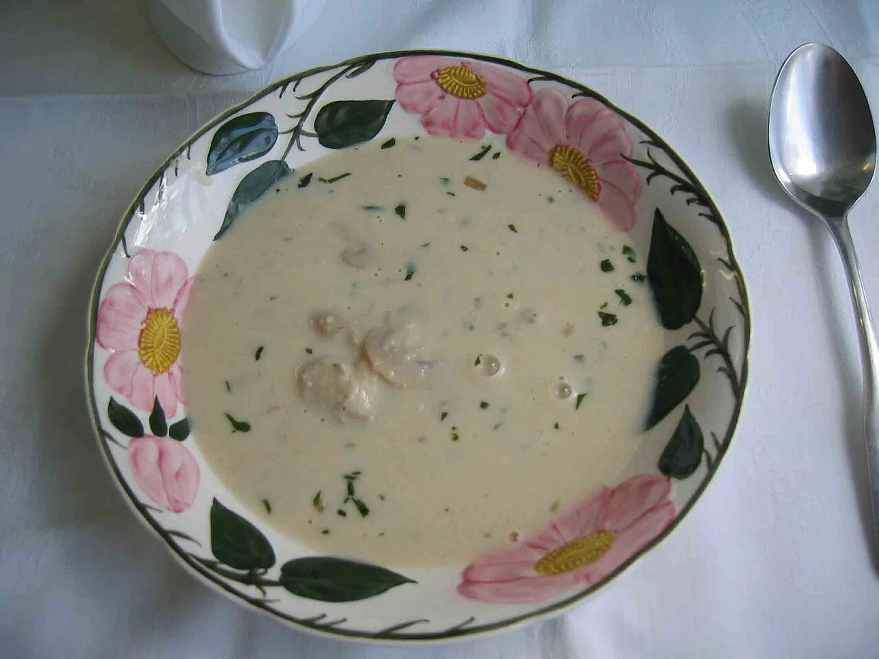 Velouté de champignons, miso & sésame